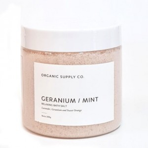 Geranium + Peppermint Bath Salt